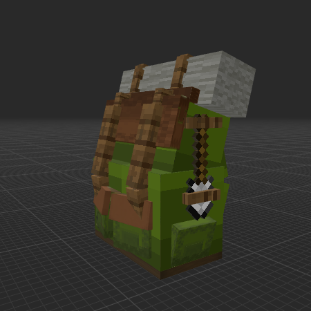 Green Camping Backpack