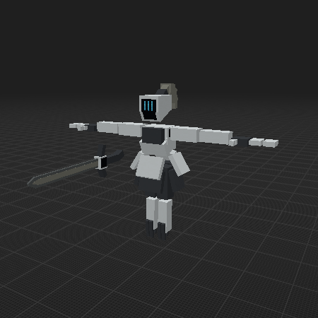A  Knight (swordsman) Robot