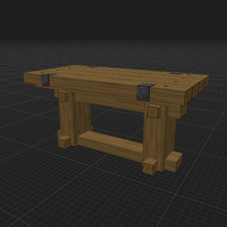 Rustic Spruce Wood Table