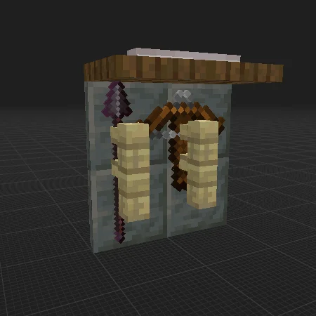 Medieval Weapon Rack Minecraft Mod Weapon rack - Block Display Models