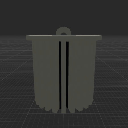 Realistic Trash Can