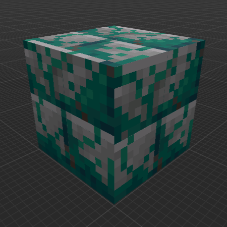 Blue Moss on Stone Bricks (Dungeons)