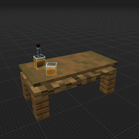 Table with Whisky