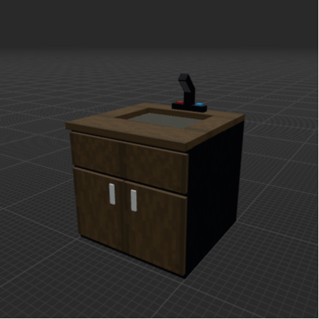 Dark Oak Kitchen Sink