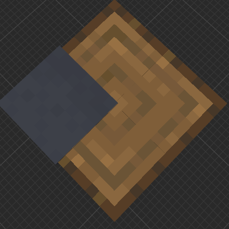 *BROKEN* Spruce Drawbridge Wood Log (Dungeons)