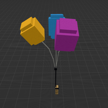 some balloons