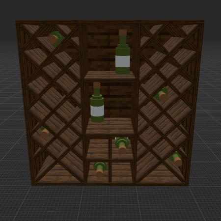 wine shelf