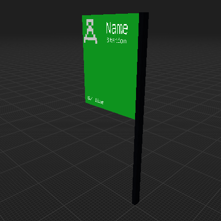 station sign