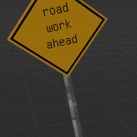 Road Work Ahead