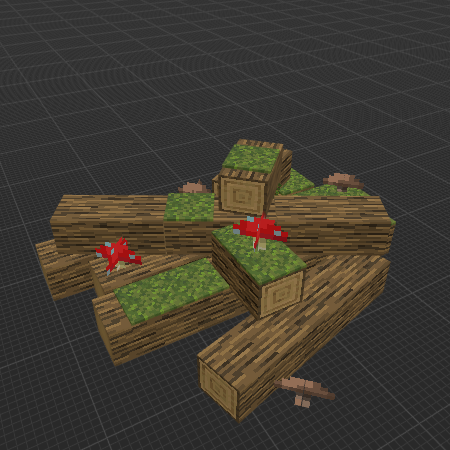 Oak Log Pile
