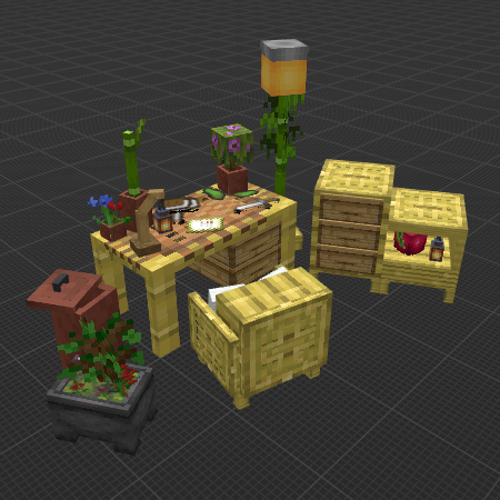 Beautiful Bamboo Desk