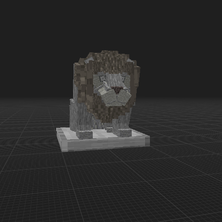 Lion Stone Statue