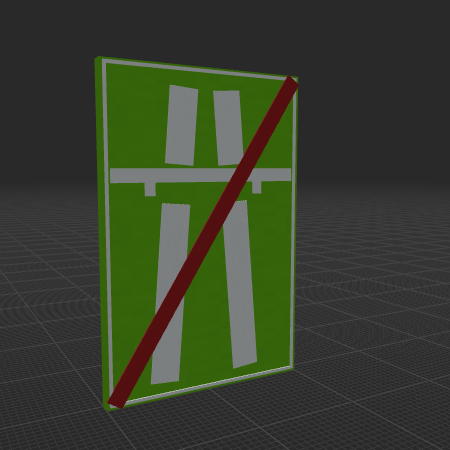 road sign(idk the name sorry)