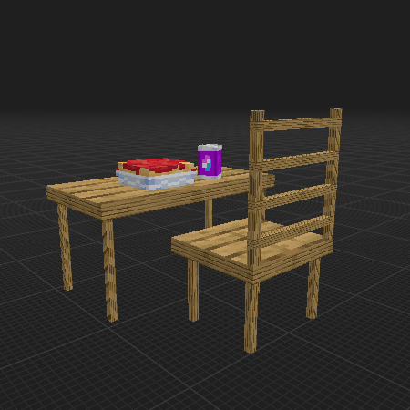 Table with food