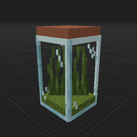 Grass in bottle