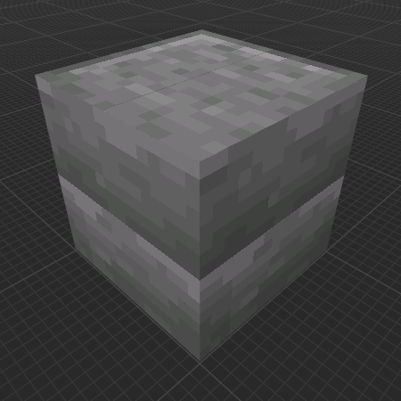 Stronghold Faded Smooth Stone Slabs (Dungeons)