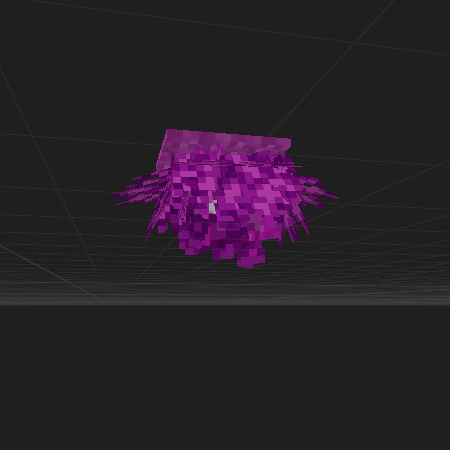 Magenta Flower light  ceiling