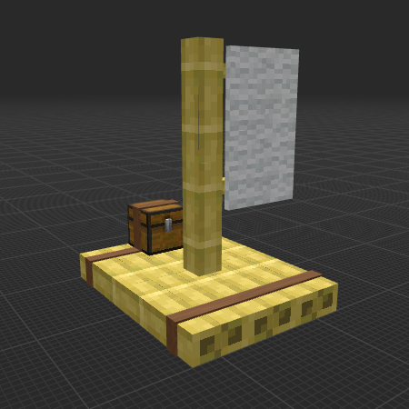 Log Raft (MC Concept Art)