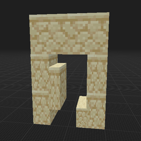 sandstone door