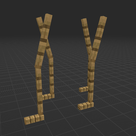 wood legs