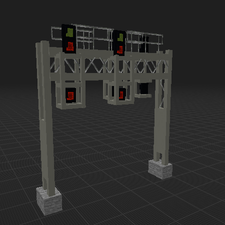 Signal gantry