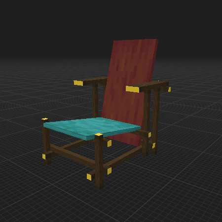 Red  Blue chair by Gerrit Rietveld