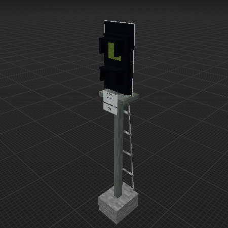 rail signal green