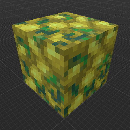 6-Sided Peelgrass Block (April Fools)