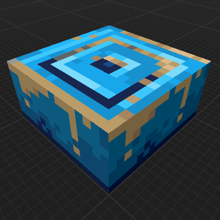 Blue Locked Door Sandy Chiseled Stone Slab 1 (Dungeons)