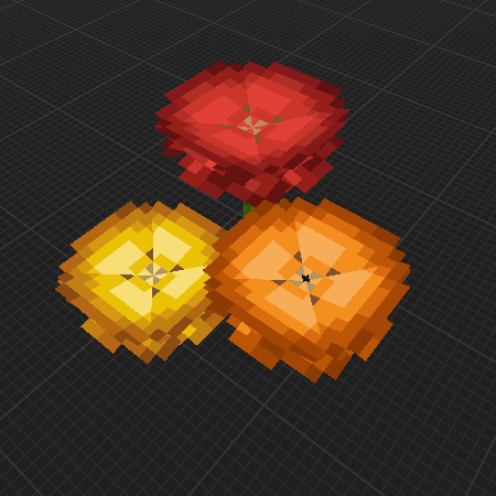 a bunch of flowers