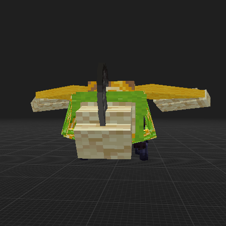 Yellow and Lime Horned-Scarab