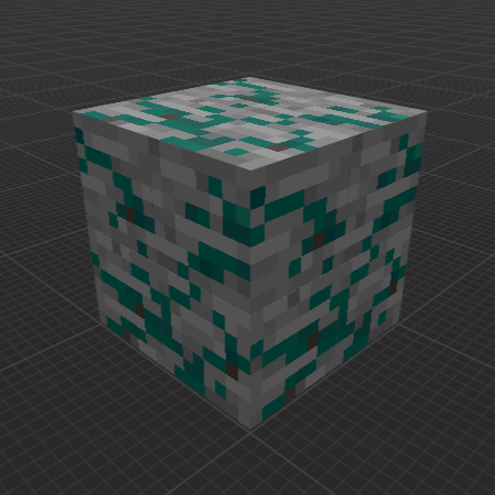 Blue Mossy Stone (MC Dungeons)