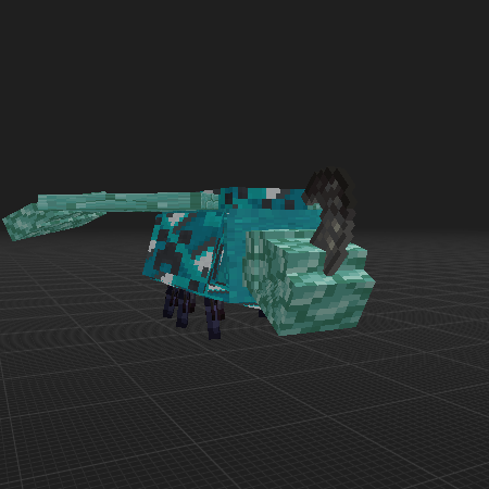 Cyan Horned-Scarab