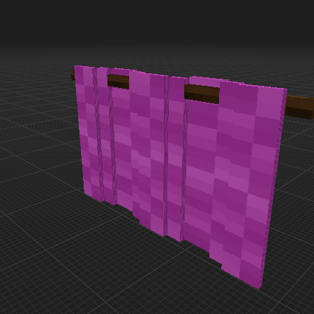 Magenta Curtains 3×2