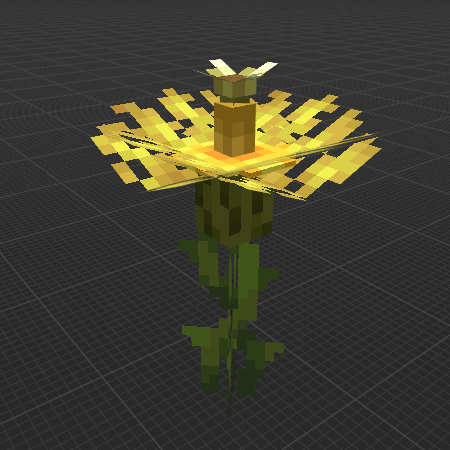 Big Yellow Horn Flower
