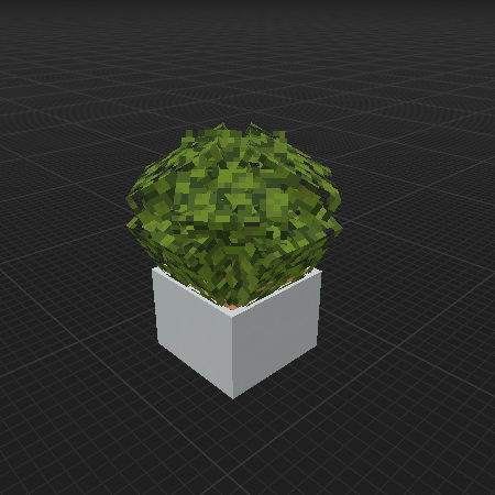 bush in a pot