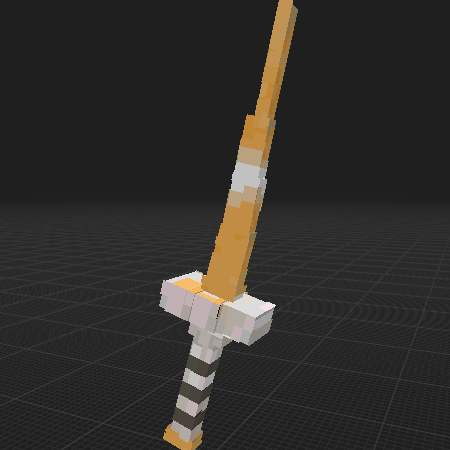 Golden katana