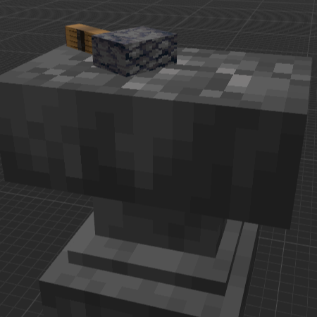 Anvil with hammer