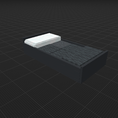 Gray Bed