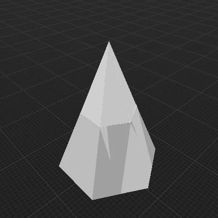 Hexagonal pyramid