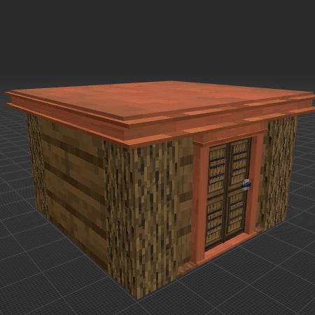 Classic small House with a chair