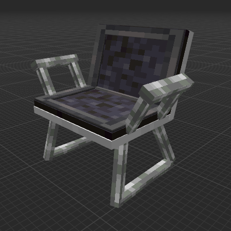Modern Black Cauldron Chair & Iron Bars