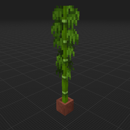 Detailed Potted Bamboo