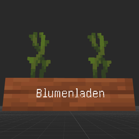 Blumenladen Schild