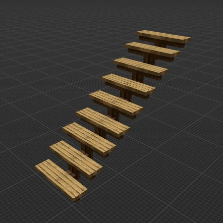 wooden stairs