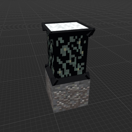 Black Pot with White