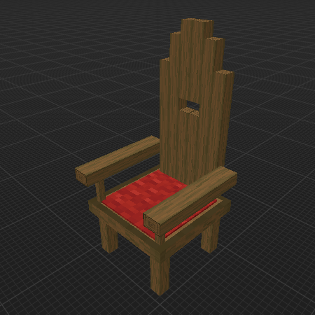 Regal High-Backed Spruce Chair