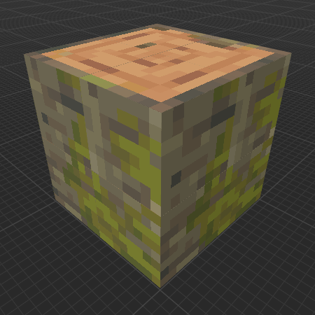 Jungle Rope Lift Mossy Wood Log (Dungeons)