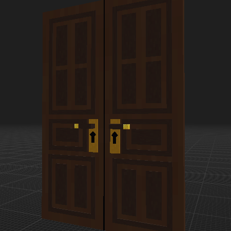 Grande porte en bois noble – 1