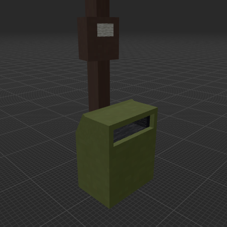 Park trash can